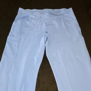 Ceil Blue Womans Large Petite Scrub Pants